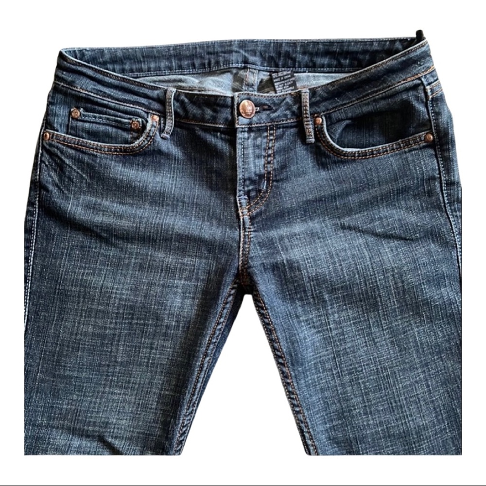 Buffalo David Bitton Women's Boot Cut Jeans in Dark Blue Denim